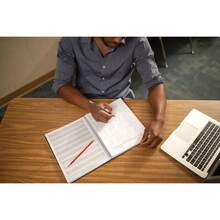 ® Erasable Checking Pencils, Presharpened, Carmine Red, Pack Of 12