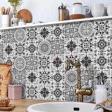24PCS- Nordic Home Tile, Self-Adhesive Wall Stickers, Kitchen Bathroom Bedroom Living Room Dining Room, Waterproof, Oil And Moisture Proof, Decorative Tile Stickers, Wall Renovation Floor Stickers For Home Decor