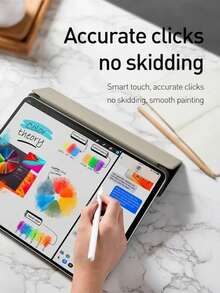 3 件磨砂纸状屏幕保护膜适用于华为 MatePad、Galaxy、Honor、Redmi、iPad Air/Pro 11/13/12.9/9.7 英寸、S7/S8/S9/S10/Plus/FE、防眩光、灵敏触摸、办公/绘画纸膜、非玻璃屏幕保护必需品、适用于日常防护、办公室、家用平板屏幕保护膜配件防水防震防摔防摔防刮防指纹全覆盖 - 3件 - 查看 6
