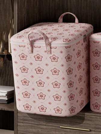 Foldable Clothing Storage With Handles, Large Capacity Storage, Breathable Wardrobe,Clothing Storage Box With Handle And Zipper, Reinforced Portable Storage Bag For Blankets, Beddings, Space-Saving Wardrobe Organizer, Bedroom, Home, Dorm, Comforter And Also Laundry Basket For Dirty And Clean Clothes, Toys