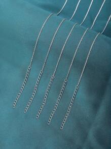 1 Catena Versatile In Argento 925 Adatta Per Accessori Con Ciondolo E Perline