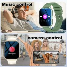 智能手表，无线通话/拨号，多种运动模式，适合男女，信息提醒，运动手表，兼容 iPhone/Andriod