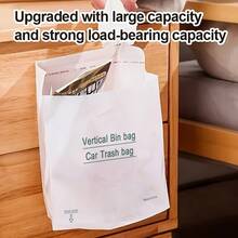 20pcs Disposable Garbage Bags For Cars, Vomit Bag These Bags Are Upgraded And Thickened For Durability. Suitable For Various Environments Such As Cars, Kitchens, Bedrooms, Studies, Travel, Camping, And Offices