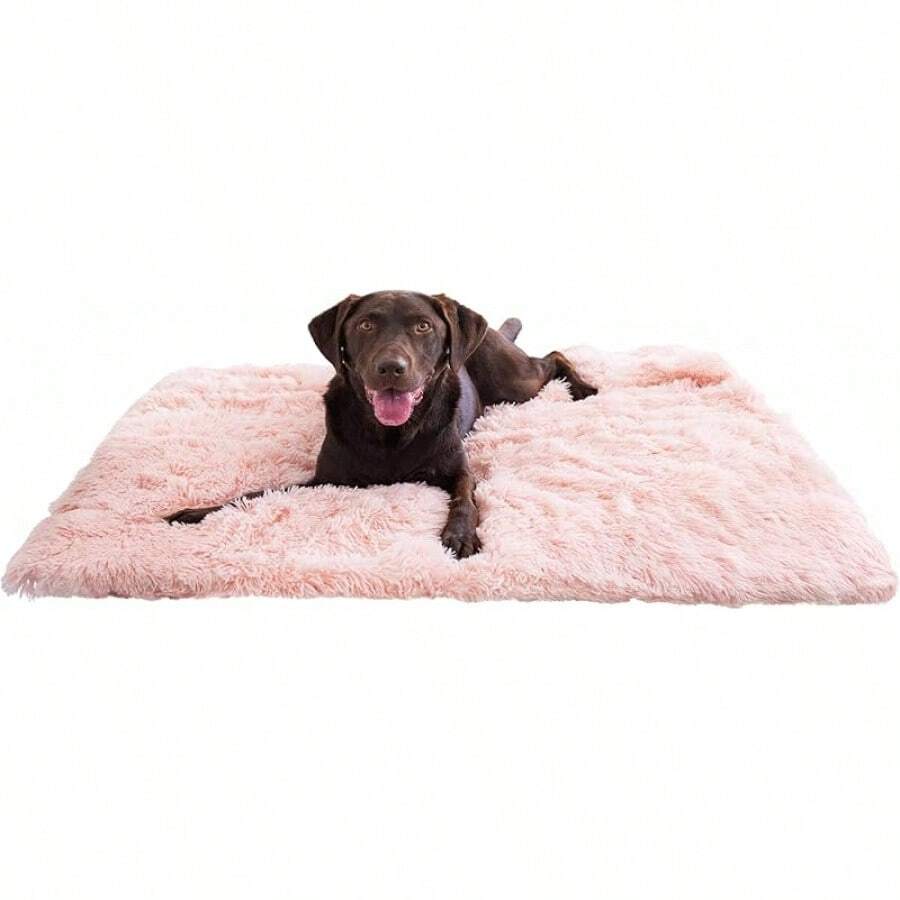 Best Friends By Sheri Calming Shag Dog Blanket – Ultra Soft Faux Fur Pet Throw, Anxiety-Relief, Lightweight Warm Bed Cover For Dogs And Cats, Machine Washable, Taupe, 30" X 40" RXUF - 棉花糖粉紅色 - 查看 1