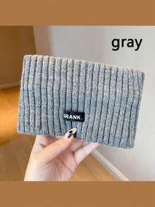 1 st. effenkleurige casual polyester hoofdband, herfst/wintermodel
