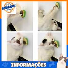 Avocado Interactive Cat Toy With Natural Catnip Licking Ball DM SHOPP