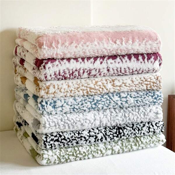 1 Peça Manta Jacquard Tingida em Fios, Manta Listrada Estilo New Ins, Manta Simples e Fashion, Manta, Cobertor, Estilo Requintado, Manta Listrada Fresca, Manta para Ar-Condicionado, Manta para Cochilo no Escritório, Manta para Carro, Manta para Sofá, Manta para Cama, Manta-Toalha