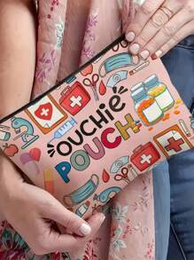 Borsa porta spuntino per cani adulti, con motivo carino per spuntino per animali domestici, borsa con cerniera leggera, adatta per viaggi, inodore, perfetta per giocattoli per animali domestici, spuntino e legami - il regalo perfetto per le mamme dei cani