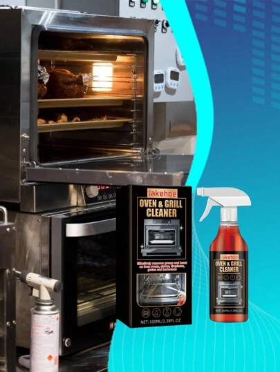 Limpiador de espuma para horno y estufa - Desengrasante, desodorante y quitamanchas especializado para rejillas de horno y estufas