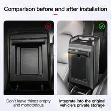 Magnetic Center Console Hidden Storage Box For /Y Juniper  Armrest Hidden Organizer Hidden Storage Box Accessory