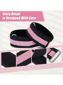 1条阻力带，适用于臀部、深蹲、大腿、手臂锻炼，BFR阻力带，无需重型器械即可锻炼肌肉，快拆弹力带（1条） - 彩色 - 查看 4