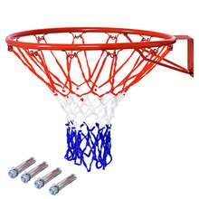 GOFLAME 46 Cm Basketball Replacement Net All-Weather Basketball Goal Hoop-Red - Red - View 1