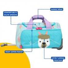 Ravel Duffle Bag With Wheels Carry-On Luggage - Llama