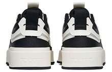 Lightweight Durable Low-Top Skate Shoes White Black Gray Sneakers Women 922228033-2 - Multicolor - View 5