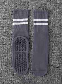 1/3/6 Pairs Pilates Socks With Grips For Women-Non-Slip, Yoga Socks For Ballet Dance,Barefoot Workout Pregnant Crew Socks