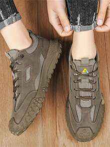 Herren neue Lässig Sportschuhe, klassisches vielseitiges Design, wasserdichter atmungsaktiver Schnürschaft, komfortabler & strapazierfähiger Innenfutter, rutschfeste verschleißfeste Laufsohle, Outdoor-Lässig-Sportschuhe