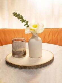 Discos de madera sin terminar con corteza de árbol, piezas de posavasos de madera, kit de artesanía de madera con círculos, adornos navideños DIY, artesanías rústicas para bodas