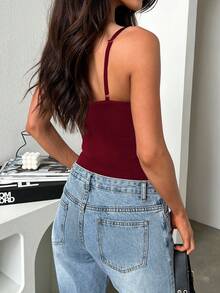 GAOVOT Y2k Sexy Hot Girl Tight All-Season Sporty Casual Halter Jumpsuit