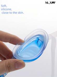 防水泳镜，通用成人硅胶泳镜，平面镜片，多种颜色可选。成人布泳帽，涤纶，男女通用，大号泳帽 - 彩色 - 查看 5