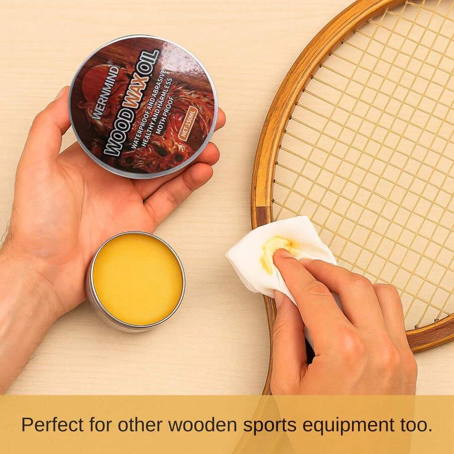 Wood Wax Oil In Aluminum Box | Suitable For Wooden Furniture, Leather, Car Seats | Wood Wax | Beeswax | Three Specifications Available