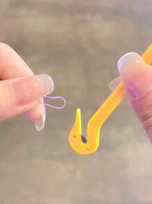 10pcs/5pcs Simple, Creative, Fashionable, Personalized, Rubber Band Hair Removal Tool, Non Damaging Hair Cutting Rubber Band Knife, Disposable Small Rubber Band Knife, Hair Accessories Tool, Women's Daily Use Holiday Gift, Birthday Small Gift, Hair Styling Kit, Hair Tool Kit, School Stuff