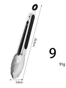 1 szt. Szczypce do grilla, ekstra długie szczypce do grilla, stalowe szczypce metalowe do gotowania, grillowania, barbecue/bbq, bufetu