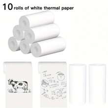 5/10/20 Rolki papieru, używane do natychmiastowego drukowania zdjęć z aparatów fotograficznych dzieci, odpowiednie do aparatów fotograficznych do natychmiastowego drukowania zdjęć dzieci, rejestrujące moment drukowania. Dzień Dziecka, środek lata, sezon szkolny