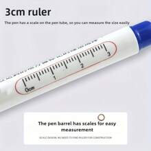 10pcs Multi-Surface Deep Hole Marker Pens, Waterproof, No Bleed, Long Nib, Red, Black, Blue, Green Oil Ink Markers For Woodworking, Construction, DIY Crafts, Plastic Material, No Electricity Needed School Supplies,Back To School