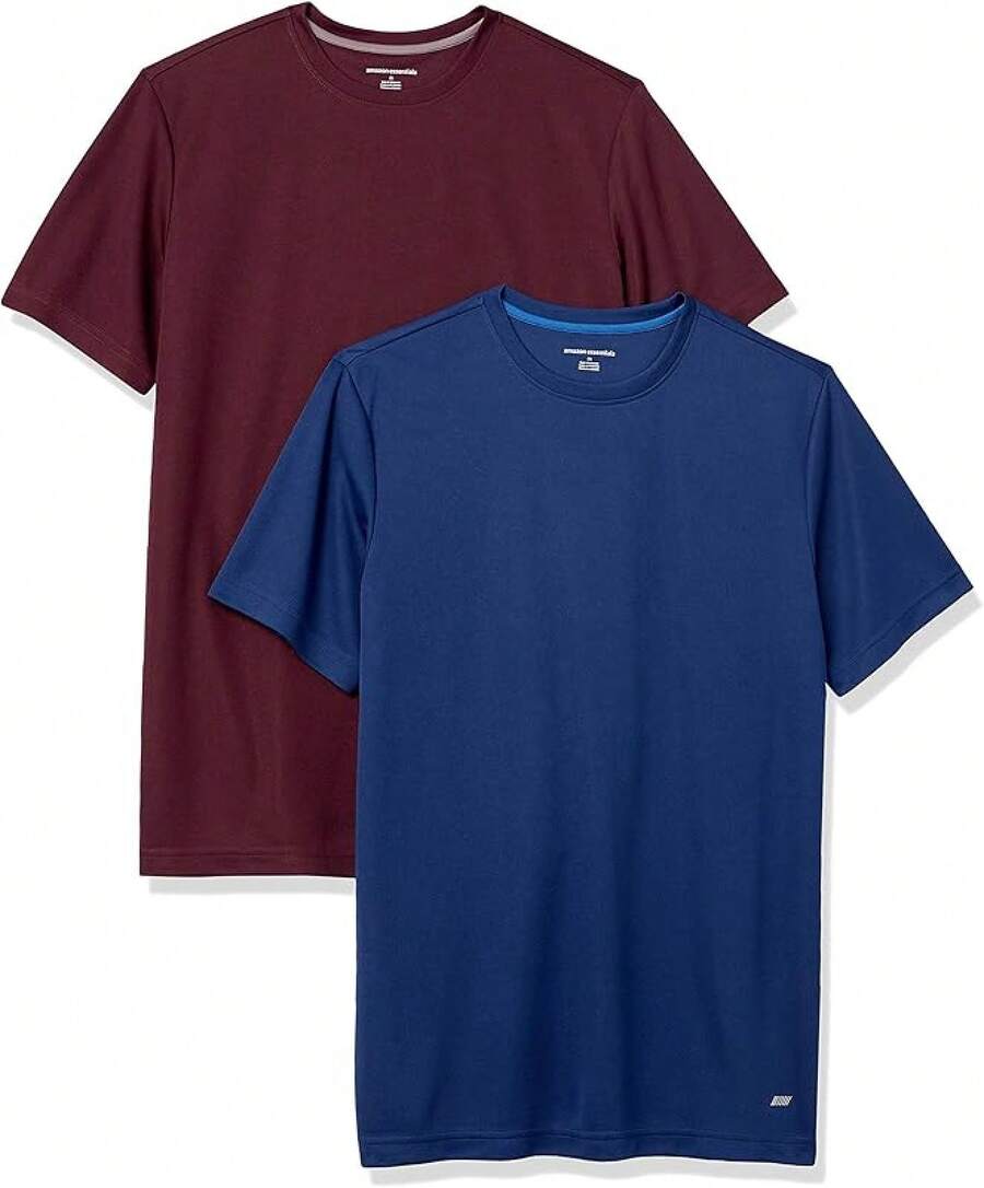 Essentials Performance Tech Men's 2-Pack T-Shirt - 軍綠色 - 查看 1
