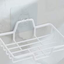 1 件装肥皂盒架无需打孔吸盘壁挂式肥皂架沥水浴室肥皂架 - 黑色 - 查看 13