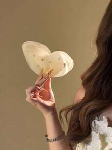 1 件装蝴蝶可爱优雅 PE（聚乙烯）发夹，适合日常佩戴发饰动物发夹，学校用品，大学