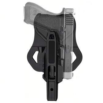 9mm/SW40/357 Waist Holster Quick Release, Fits G17 G19, Ambidextrous Use