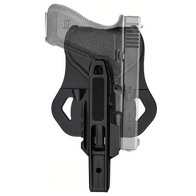 9mm/SW40/357 腰部枪套快速释放装置，适合 G17 G19，左右手均可使用