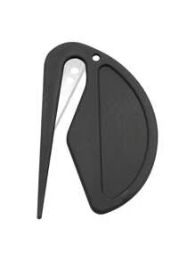 1pc/5pcs Utility Knives, X-Acto Knives, Small Courier Knives, Mini Unboxing Knives, Student Paper Cutting Knives, Letter Opener Knives, Portable Pocket Knives, Rubber Band Remover Hooks. Back To School Stationery Knives.