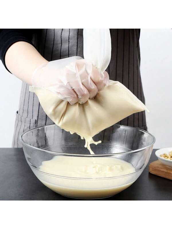 1/2/5 bolsas reutilizables de malla de filtro para leche de soja, leche de nueces, té, café, yogur - Colador de malla fina para la cocina, fácil de limpiar y duradero. (El error de tamaño es de ± 3 cm)