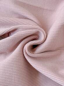 Baby Mädchen Lässig Einfarbig Spitzenbesatz Elastischer Bund Gestreift Leggings