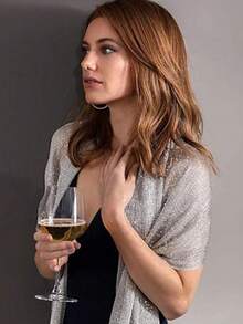 1 pieza Broche circular metálico brillante con borla, adecuado para galas de noche, fiestas, bodas y otras ocasiones - Plateado - Ver 6