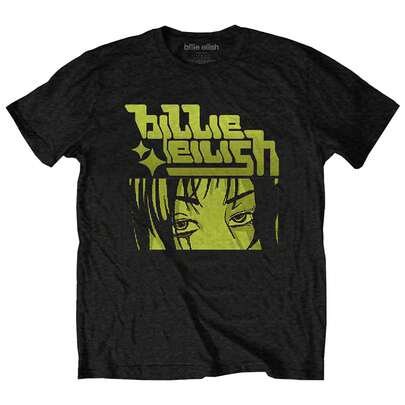  Billie Eilish Anime Logo T Shirt