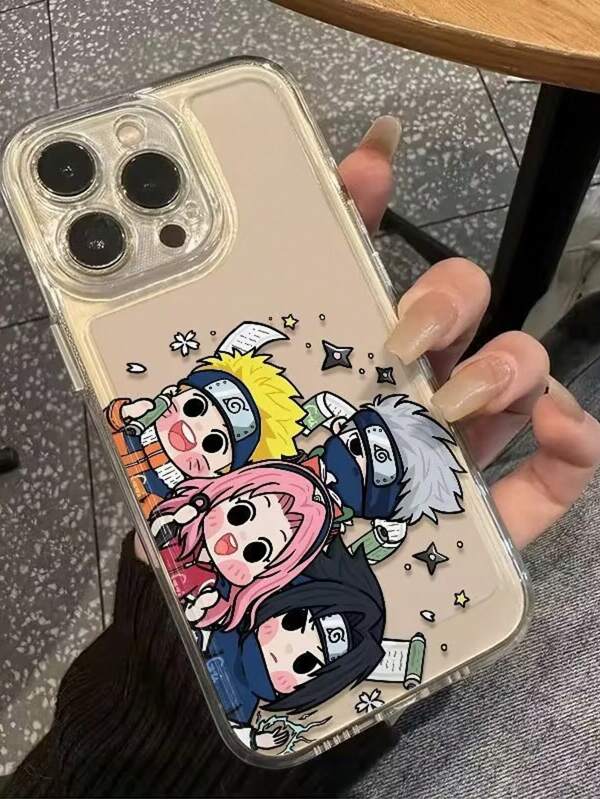 bandai 1 pezzo Nuova custodia per telefono cellulare a tema cartone animato Uzumaki Uchiha Sasuke Haruno Sakura, bandiera Mokakasi 7th Class, pratica e carina. Custodia per telefono cellulare carina, pratica e versatile, tema Uchiha Itachi Wave Feng Shui Gate 7th Class
