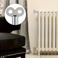5 pièces Clé de purge de radiateur en alliage de zinc durable, convient pour les vannes de ventilation de chauffage, de haute qualité, filetage de connecteur standard UE, idéal pour l'entretien des tuyaux, type universel, clé de purge de radiateur, clé de 5 mm pour soupape de purge de radiateur en alliage, outil de pièces de réparation de vanne de radiateur