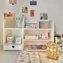 1 kệ để đồ để bàn nhiều tầng, giá đựng mỹ phẩm trang điểm, kệ hai lớp dung tích lớn - Nhiều màu - Xem 11
