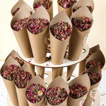 1 paquete (30g) de pétalos de rosa secos naturales, adecuados para bodas, fiestas de cumpleaños, velas hechas a mano, sachets, arreglos florales y decoración del hogar