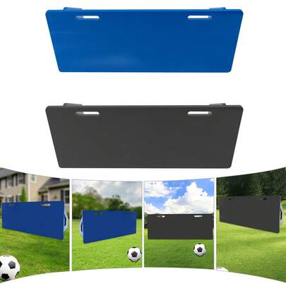 eusmeyusnt eusmeyusnt Fußball-Rebounder-Board, Rebounder, Fußballtor, Wand-Rebound-Ausrüstung zum Üben von Kickback-Ball, Passing-Training, mit tragbarem Doppel-Winkel-Board von Kindern und Erwachsenen, für Passing und Schießen Praxis