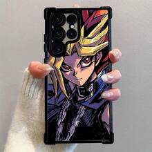 Esta funda de teléfono de juego de cartas de anime japonés compatible con 25, S24, S23, S22 FE Ultra Plus, proporciona protección trasera suave y transparente anti-caída, adecuada para 4G y 5G. - Colores mixtos - Ver 7