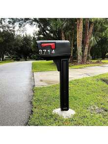 10 Pack Mailbox Numbers 0-9, Door Address Numbers Stickers For Apartment, House, Room, Office, Cars, Trucks, Black, Silver, Bronze, Golden, Plating Process Number Sign