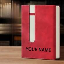 Personalized A5 Notebook With Elastic Pen Holder - Custom Name & Phone Number, Soft PU Leather Journal - Perfect For Meeting Notes & Journals, Ideal Gift For Birthdays, Christmas, Valentine's Day, Journaling | Stylish Elastic Closure | Durable Journal, Notebooks And Journals,For School Supplies,Back To School