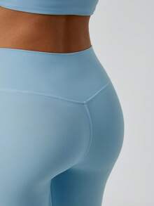 Women's Soft & Skin-Friendly Yoga Pants, Jogger Training Fitness Casual Sports Sweatpants - Baby Blue - View 4