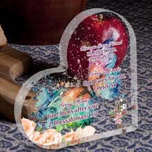 Placas de sentimiento de acrílico: Gratitud y Apreciación. Perfecto para regalar a mamá, papá, amigos y familia. Diseñados como recuerdos que infunden calidez sincera a cualquier espacio, convirtiendo momentos ordinarios en recuerdos apreciados que duran toda la vida.