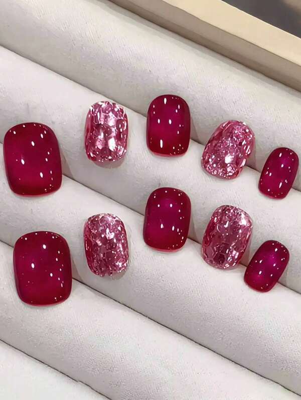10pcs Summer Hot Dragon Fruit Color Glass Beads Sweet Cool Look White Cat Eye Glitter Handmade Wearing Armor