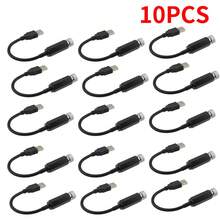 10X Car Interior Roof Atmosphere Starry Sky Night Projector Lamp USB LED Star Light - Black - View 1